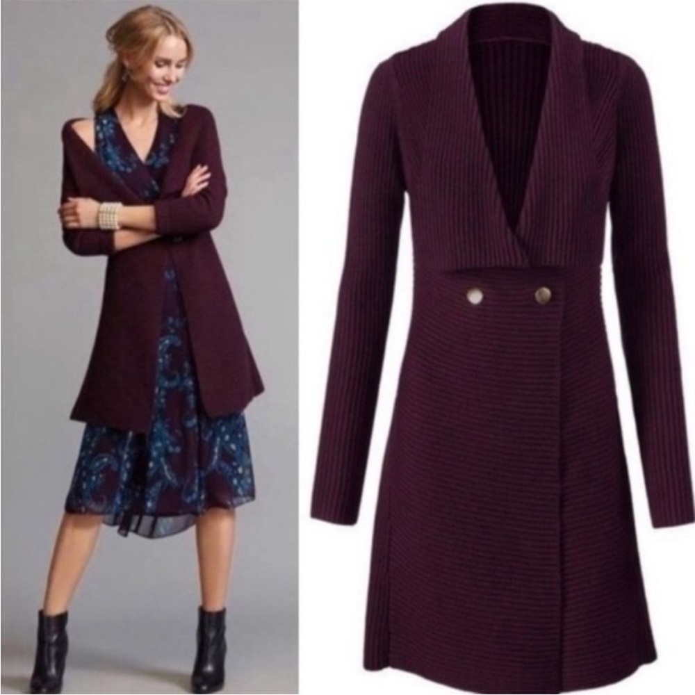 CABI 3350 Regal Cardigan In Mulberry Size S‎